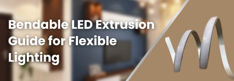 Bendable LED Extrusion Guide for Flexible Lighting