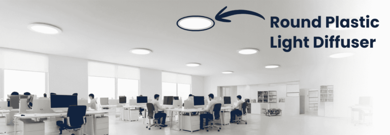 Round Plastic Light Diffuser: Enhance Lighting with Style and Efficiency