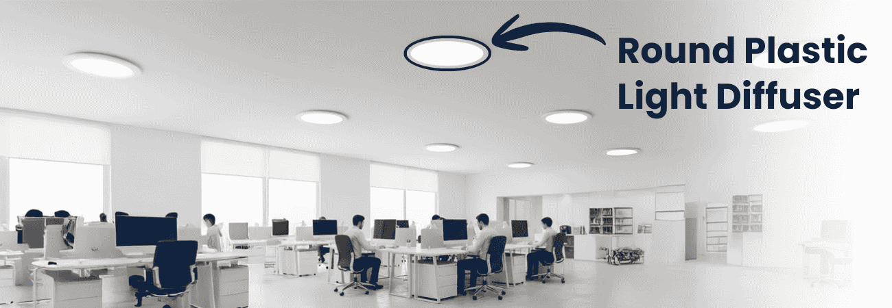 Round Plastic Light Diffuser