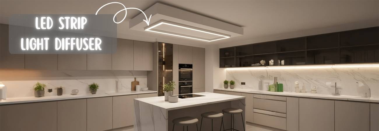 LED Strip Light Diffuser