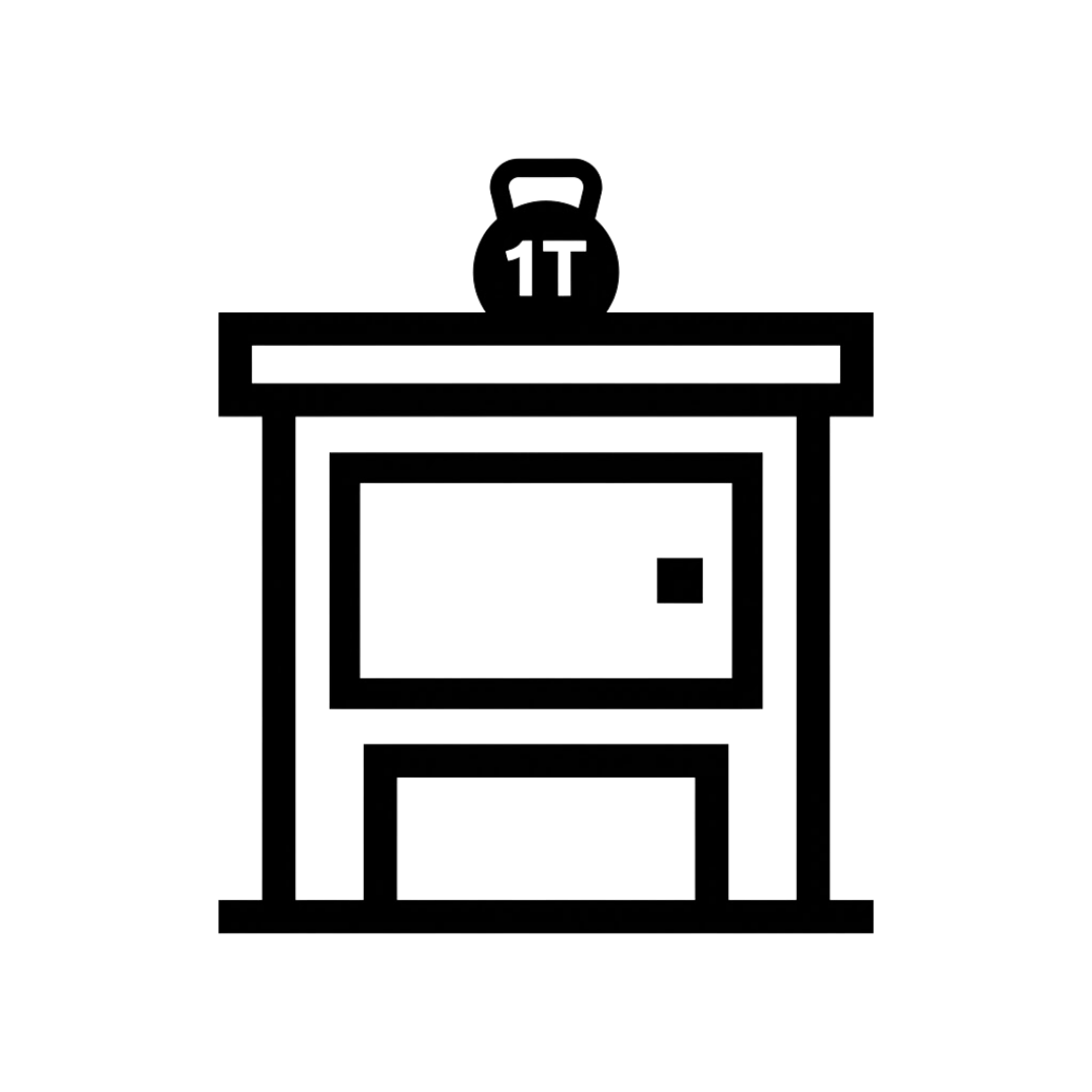 For heavy-duty furniture