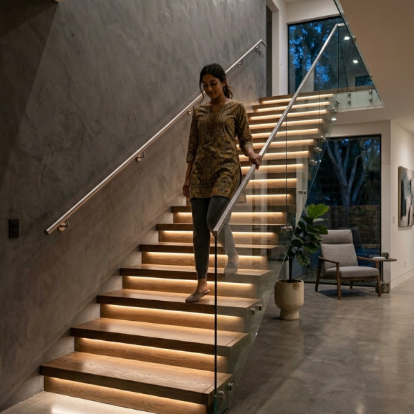 Staircases & accent lighting