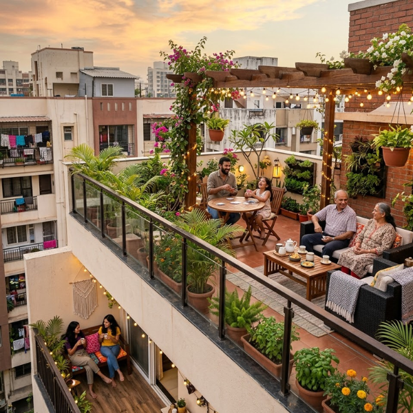 Balconies & rooftop spaces