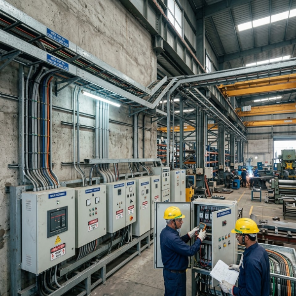 Industrial electrical installations