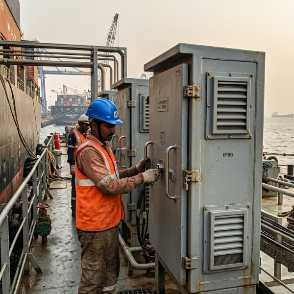 Marine equipment enclosures