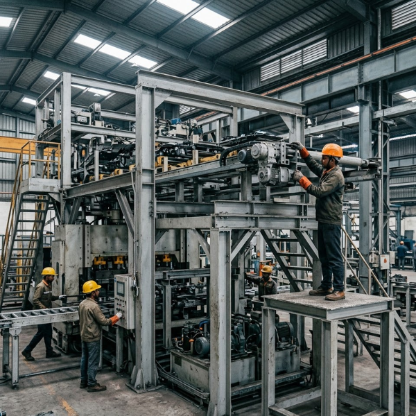 Machinery frameworks & equipment structures