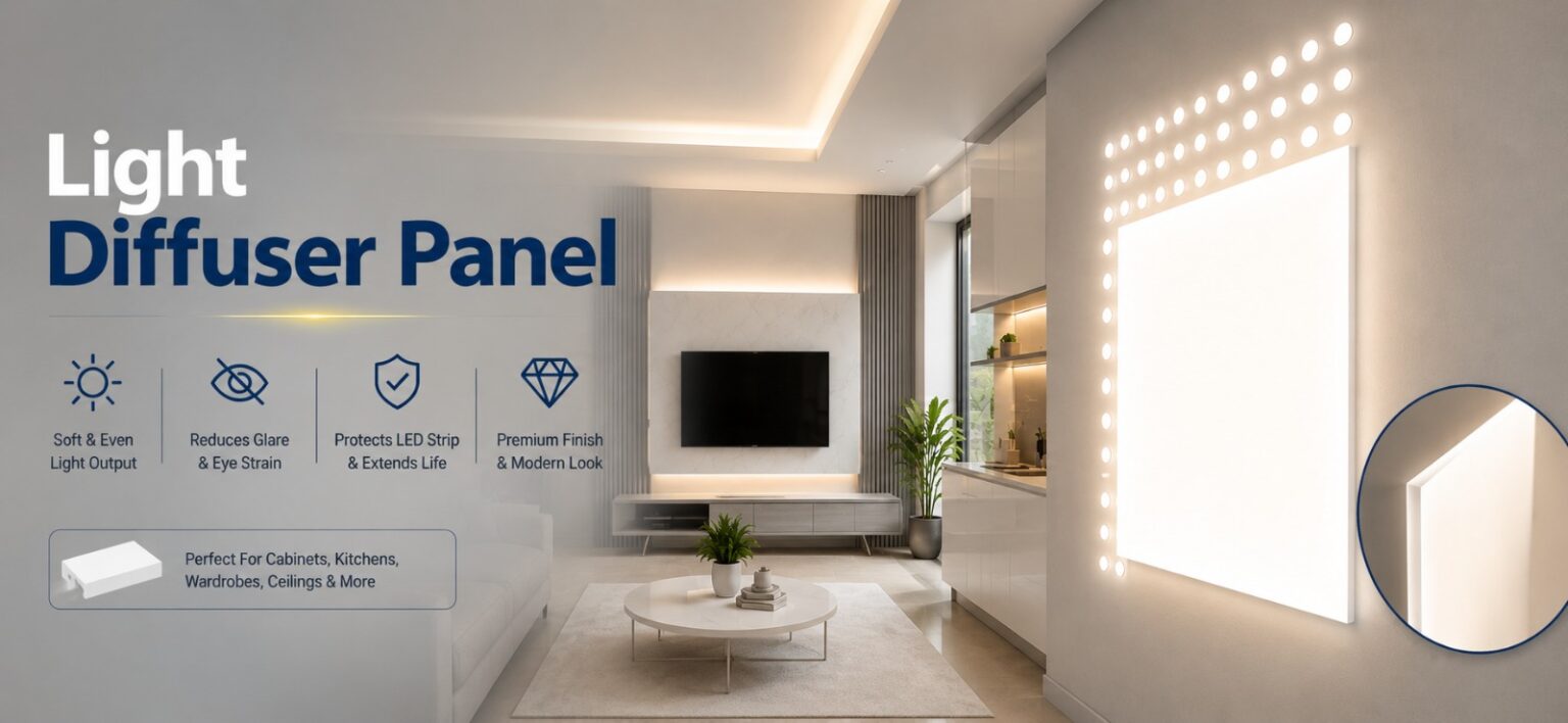 Premium Light Diffuser Panel for Soft LED Lighting
