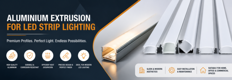 Aluminium Extrusion For LED Strip Lighting: The Ideal Choice for contemporary lighting